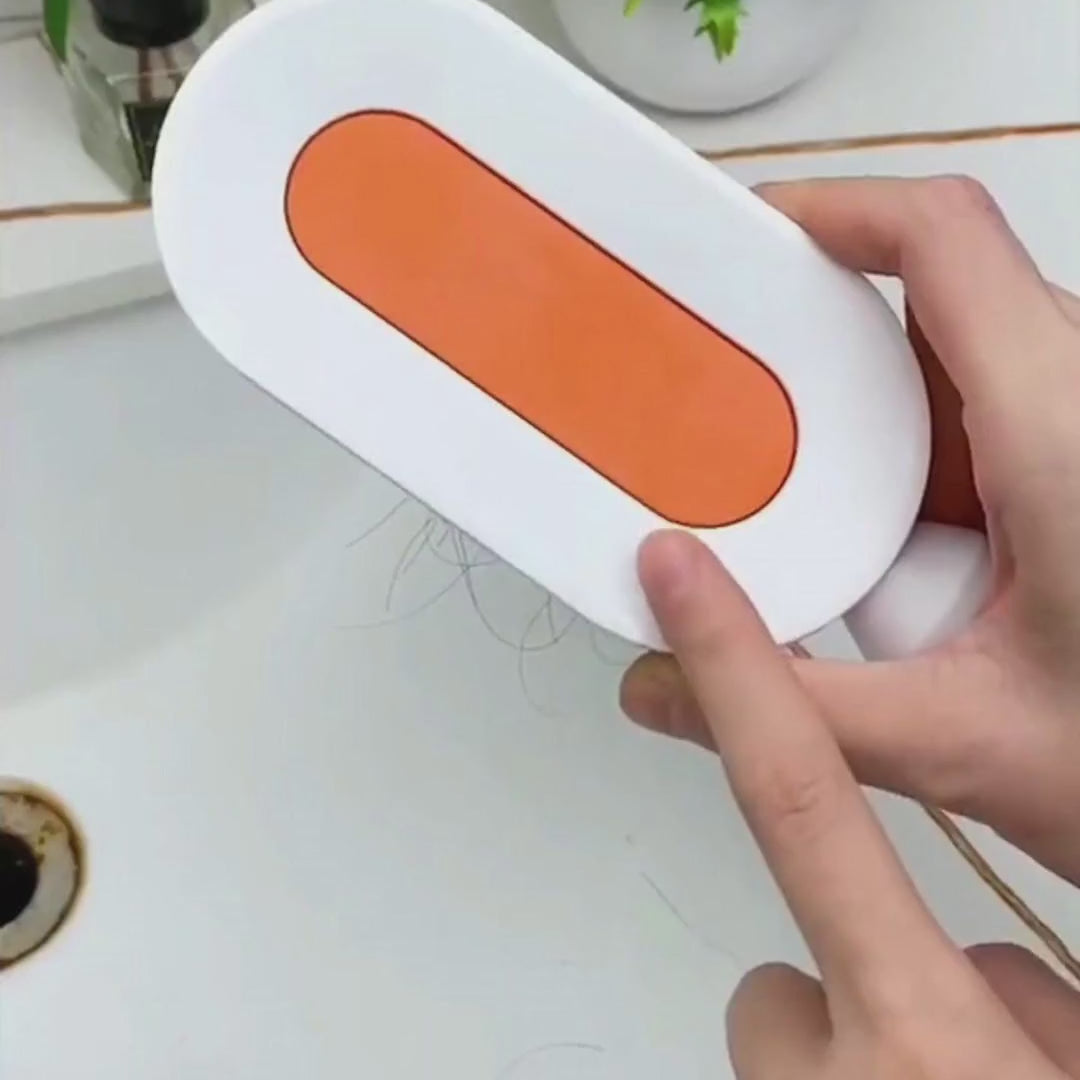 Démonstration : brossage puis nettoyage en un clic de la brosse NOVIA